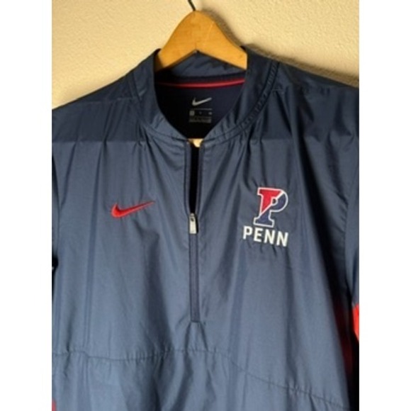 Nike Penn Quakers NCAA Pullover Jacket Men's Small Lightweight Windbreaker - Picture 1 of 9